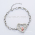 316l Stainless steel magnetic lockets chain bracelet,special women bracelet jewelry